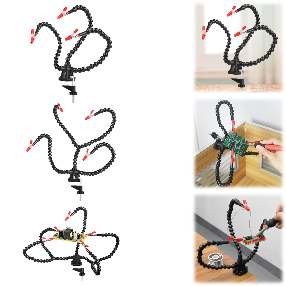 Electronics Repair Workstation - 데스크 클램프 납땜 세 번째 손