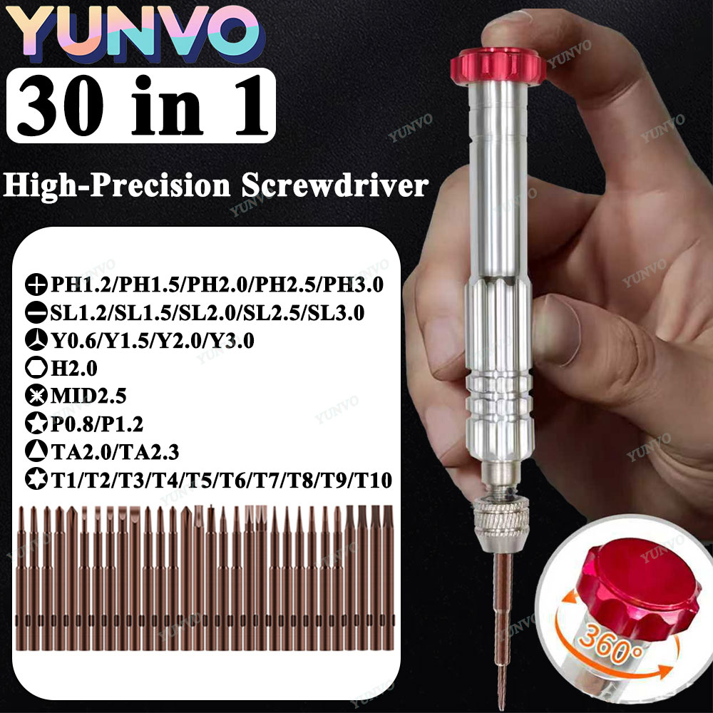 30 in 1 자기식 정밀 드라이버 세트, S2 스틸  - Electronics Repair Manual 리뷰 및 가격