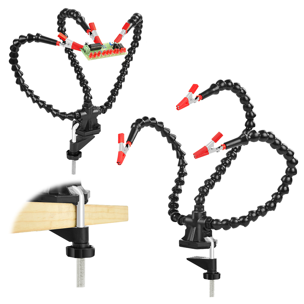 데스크 클램프 납땜 세 번째 손 도구 3/4/5 Pcs - Electronics Repair Workstation 리뷰 및 가격
