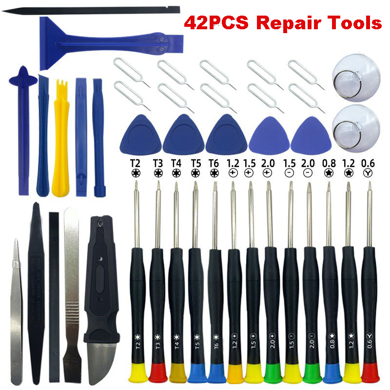 22/34/40/42 in 1 휴대폰 수리 도구 키트  - Electronics Repair Manual 리뷰 및 가격