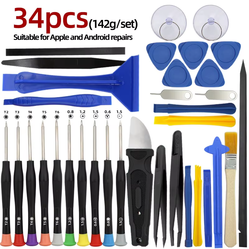 22/34/40/42 in 1 휴대폰 수리 도구 키트  - Electronics Repair Manual 리뷰 및 가격