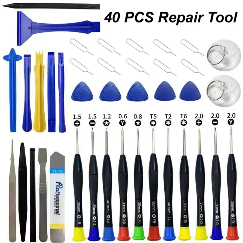 22/34/40/42 in 1 휴대폰 수리 도구 키트  - Electronics Repair Manual 리뷰 및 가격