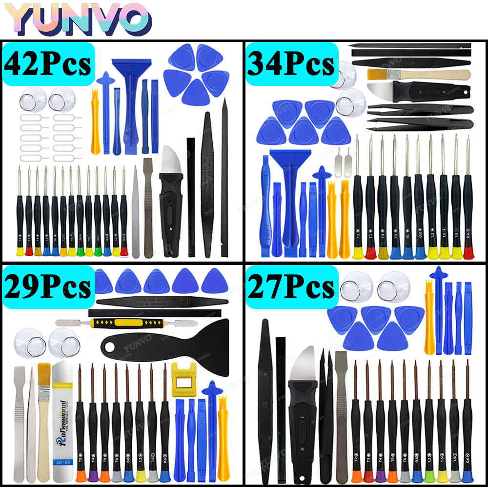 애플 안드로이드용 휴대폰 분해 수리 도구 세트 오프닝  - Electronics Repair Manual 리뷰 및 가격
