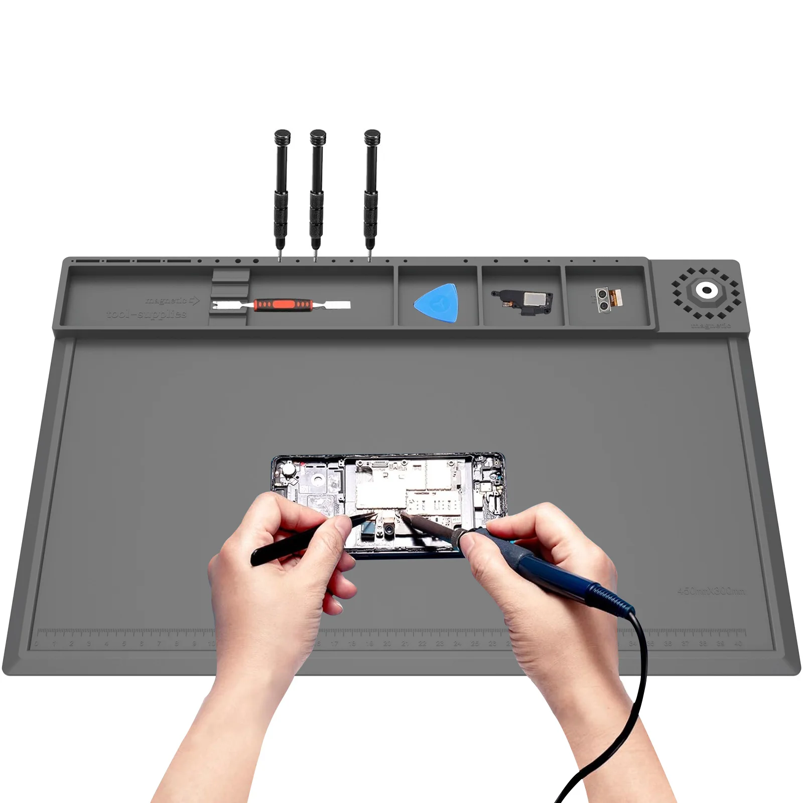 납땜 스테이션 매트 실리콘 작업 수리 패드 932 °  - Electronics Repair Workstation 리뷰 및 가격