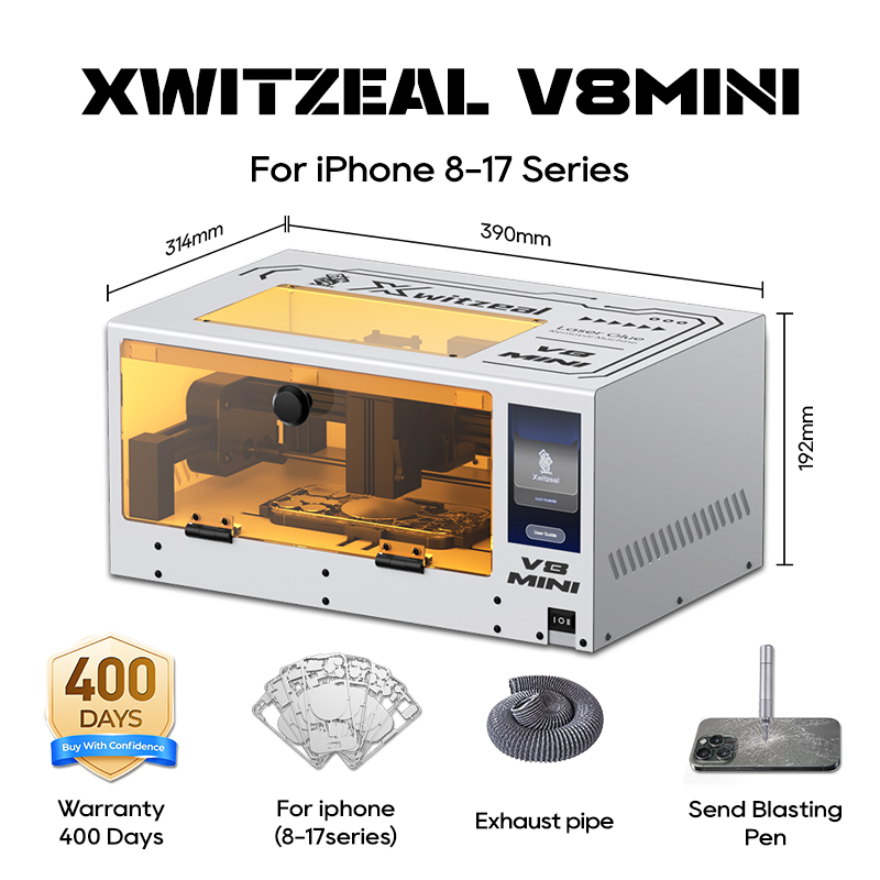 엑스위즐 ®   아이폰 후면 유리 수리용 V8 미니 레 - Electronics Repair Manual 리뷰 및 가격