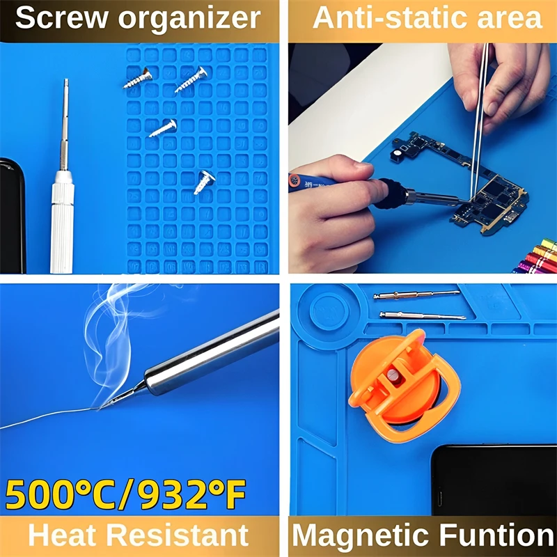 실리콘 납땜 매트 ESD 정전기 방지 단열 마더보드,  - Electronics Repair Workstation 리뷰 및 가격